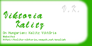 viktoria kalitz business card